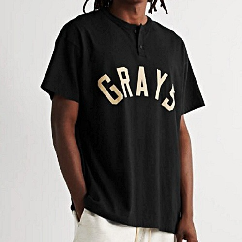 피어오*갓 FEAR OF GOD GRAYS 헨리넥 티셔츠