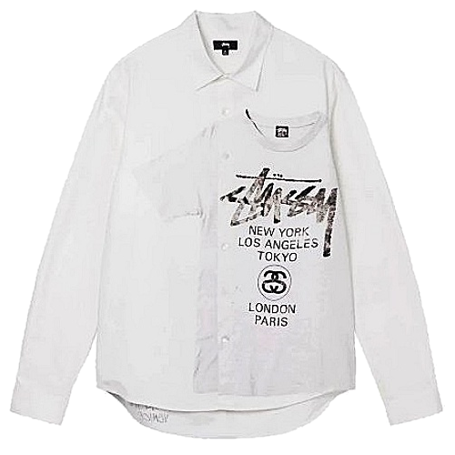 STUSSY 월드투어 셔츠