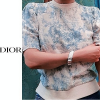 DIOR 퍼프 이중 코튼 반팔