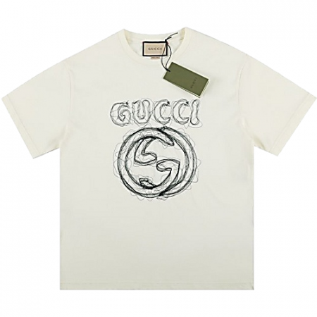 GUCCI 토즐로고 티셔츠