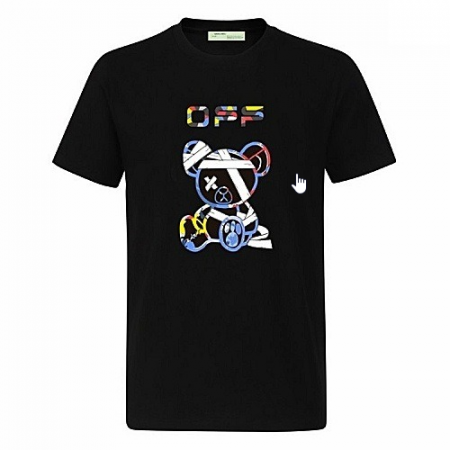 OFF WHITE 붕대 베어 반팔티