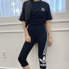 아디*스 썸머다꼬 7부 불꽃 레깅스셋업