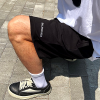 BALENCIAGA 헤비쭈리 로고 자수 반바지