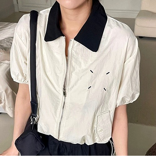 Maison Mariela 스티치 반팔 JP