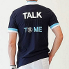 G/FORE 지*어 TALK 투톤 카라 피케 티셔츠