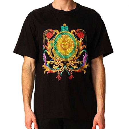 베르*체 VERSACE 가랜드 로고 티셔츠
