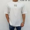 피어오*갓 FG 로고 라운드티