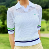 G/FORE 지포어 MESH SWEATER - 화이트