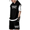 PXG 빅로고 레이어드 후드 남성 셋업 SET