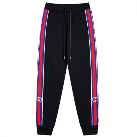 GUCCI 배색로고 트랙 팬츠