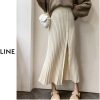 셀*느 니트 옆트임 버튼 스커트