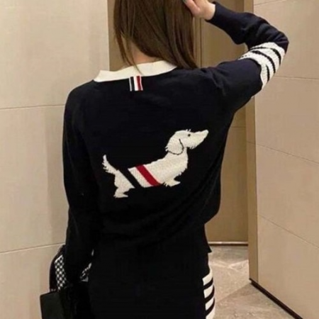 톰브*운 탐핵터 니트가디건