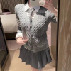 톰브*운 케이블 4선 가디건
