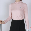 지*어 사선패턴 긴팔 카라티