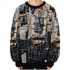 와코마리아 WACKOMARIA x BASQUIAT 다크룸 스웨터