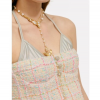 CHAN*L Cotton Tweed & Iridescent Jersey Stretch - 멀티 컬러