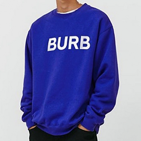 BURBERRY 하프 프런트 맨투맨