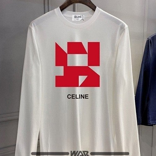 CELI*E  부끌레 패턴 로고  긴팔티셔츠