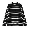 메종 Maison Margiela 레이블스트라이프 롱슬리브