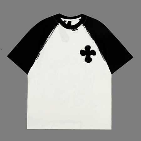 크롬*츠 Chrome hearts 퀼티드크로스 티셔츠