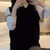 톰브*운   빽 삼선라인 니트  베스트 (7091)