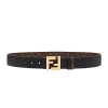 FENDI FF 스퀘어 리버시블 양면 벨트