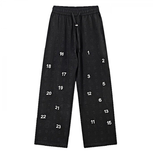 Maison Margiela 도트넘버 릴렉스드 팬츠