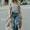 GUC*I   플라워 로브가디건