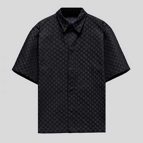 LOUIS VUITTON 아이코닉모노 쟈카드 숏슬리브 셔츠