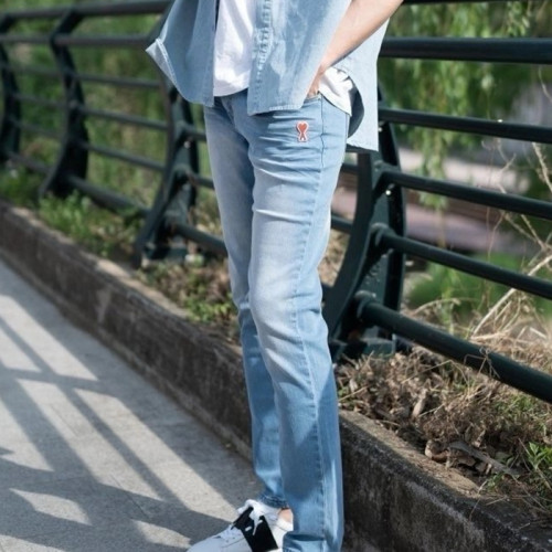 A*I   라이트 연청 데님 팬츠