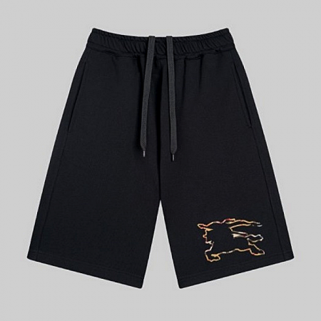 BURBERRY 체크드 이케이디 스웻쇼츠