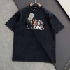 발렌시*가   2024S/S 휴먼 워싱 반팔 라운드 티셔츠 (커스텀급)