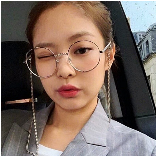 CHANEL 샤넬 2186 체인 안경 - 실버