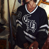 Chrome hearts 더블레더패치드 하키 롱슬리브