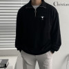 Di*r   17382_CD 스판 반집업 니트