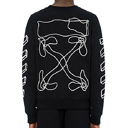 오프화*트 OFF-WHITE 라인애로우 맨투맨