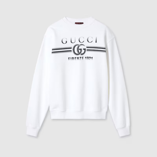 GUCCI 코튼 저지 스웨트셔츠