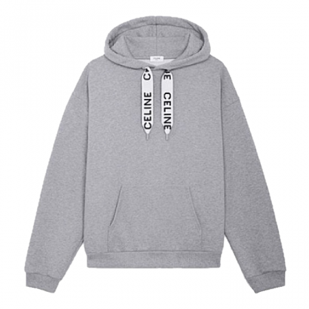 CELINE 로고 스트링 루즈 후디