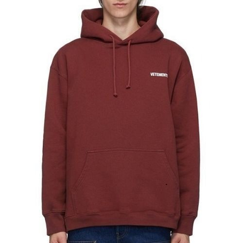 Vetements  프론트백 로고 후드