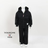 THOM BROW*E   24FW 블랙 4바 우븐 트레이닝 셋트