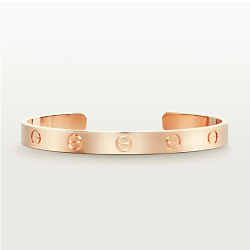 Cartier 까르띠에 LOVE 러브 반달 브레이슬릿