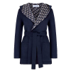DIOR 오블리크CROPPED 후드 코트