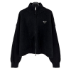PRADA 플레이트 니트집업