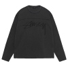 스투시 STUSSY 페이드 로고드 롱슬리브