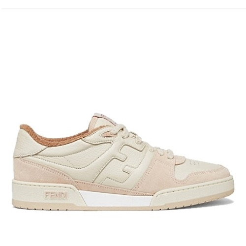 펜디 FENDI 매치 스웨이드 로우탑 스니커 - 핑크