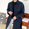 버*리 BURBERRY 히든버튼 하프 트렌치 코트