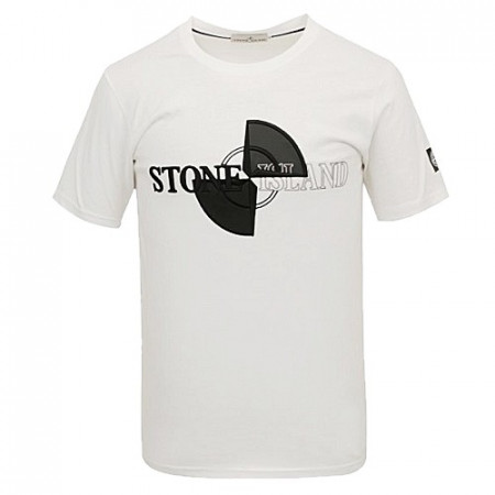 스톤아일*드 STONE ISLAND 레터링 엠보 티셔츠