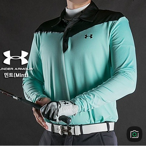 (국내배송) 22S/S 언더아머 UNDER AMOUR GOLF 모나크 브이배색 티셔츠