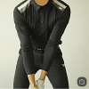 (국내배송) P*G GOLF 클래식 배색 카라 티셔츠