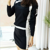 (국내배송) 어* ANEW GOLF 배색 니트 3pcs 치마 셋업 SET